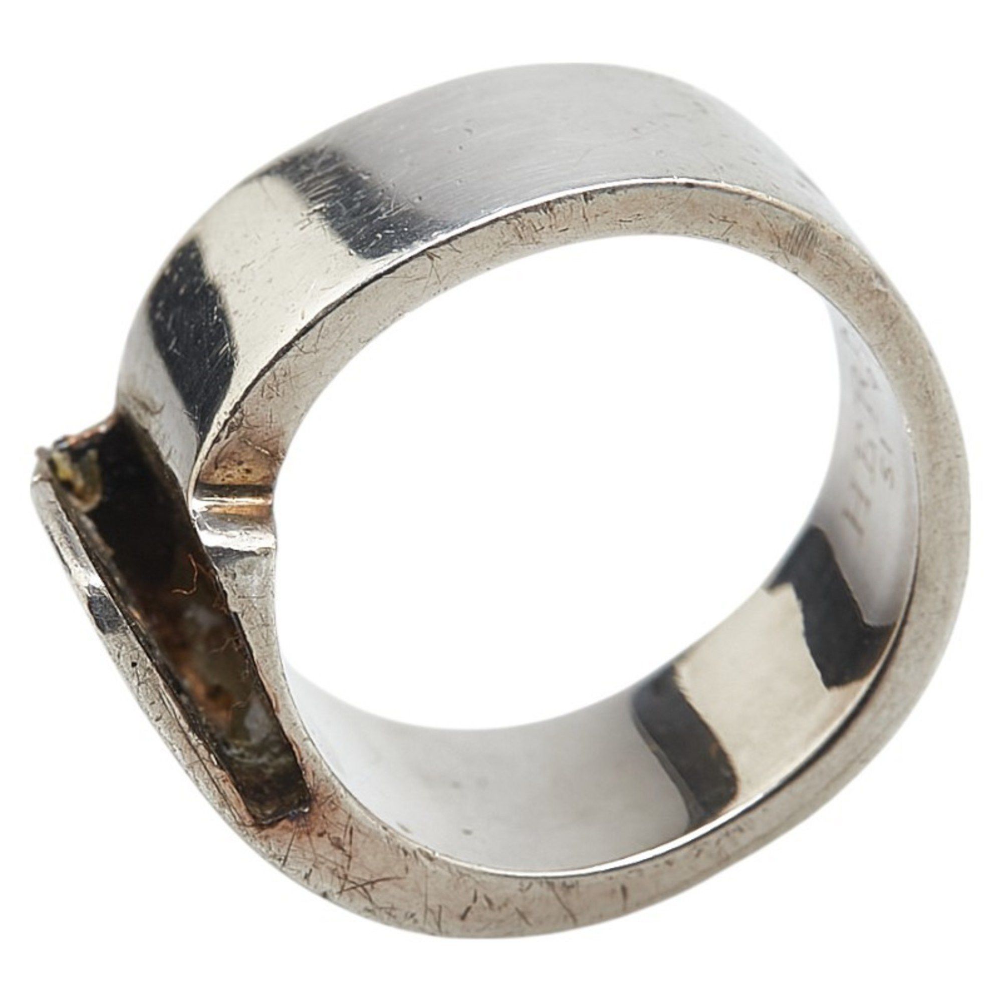 Hermes Hermes Candy Ring, SV925 Silver, Women's, HERMES Size ONE SIZE - 6 Thumbnail