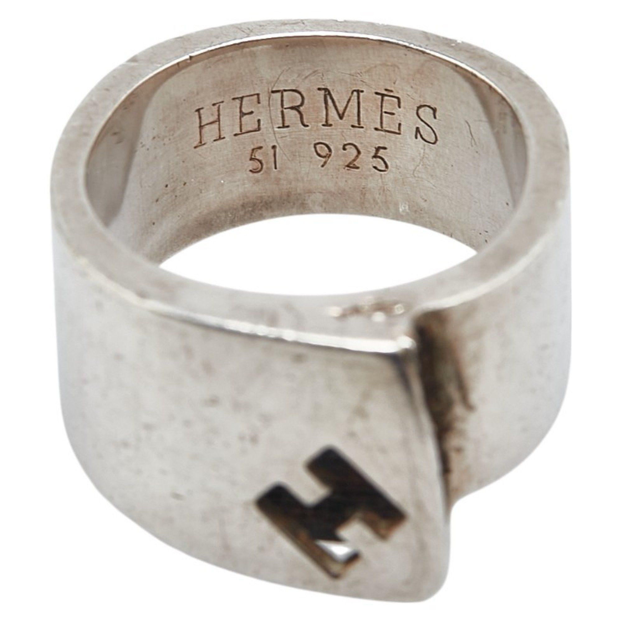 Hermes Hermes Candy Ring, SV925 Silver, Women's, HERMES Size ONE SIZE - 8 Thumbnail