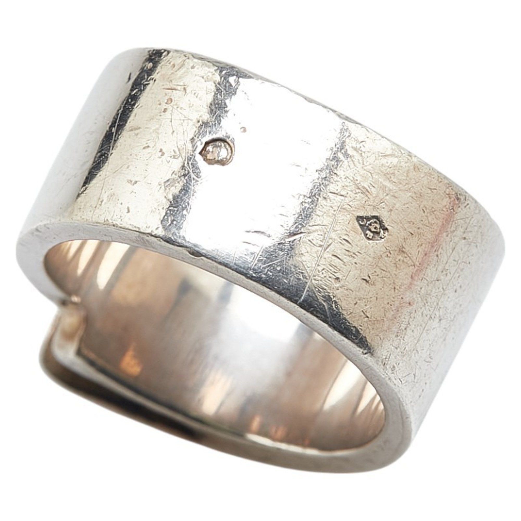Hermes Hermes Candy Ring, SV925 Silver, Women's, HERMES Size ONE SIZE - 5 Thumbnail