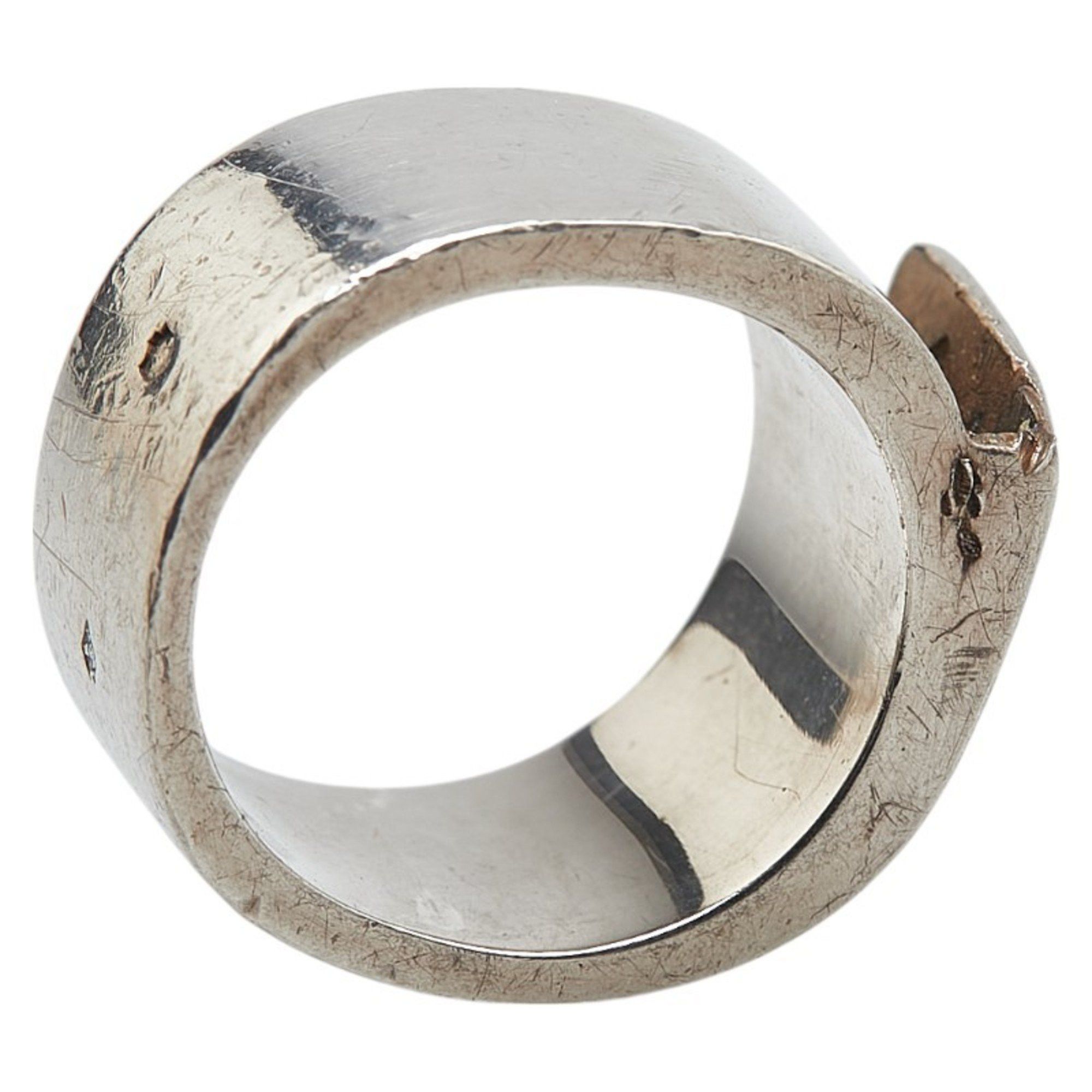Hermes Hermes Candy Ring, SV925 Silver, Women's, HERMES Size ONE SIZE - 7 Thumbnail