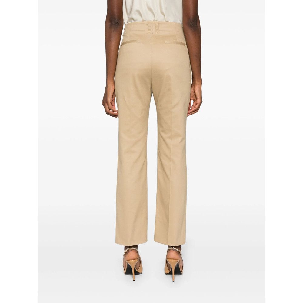 Saint Laurent Paris Saint Laurent NEUTRALS Trousers - Straight Trousers Size 28" / US 6 / IT 42 - 2 Thumbnail