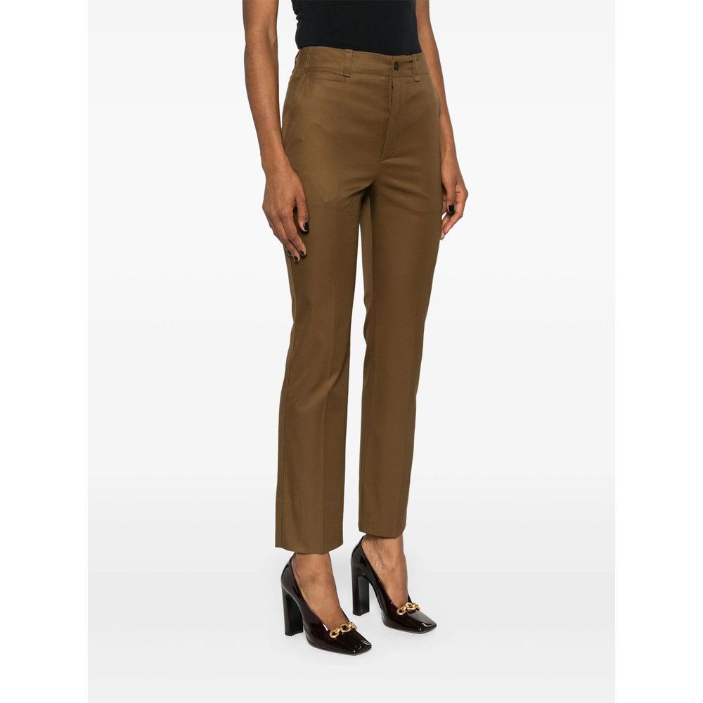 Saint Laurent Paris Saint Laurent BROWN Trousers - Straight Trousers Size 28" / US 6 / IT 42 - 3 Thumbnail