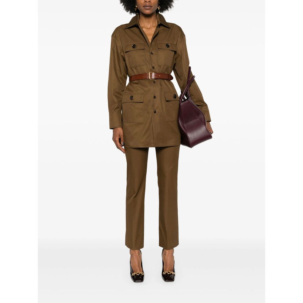 Saint Laurent Paris Saint Laurent BROWN Trousers - Straight Trousers Size 28" / US 6 / IT 42 - 4 Thumbnail