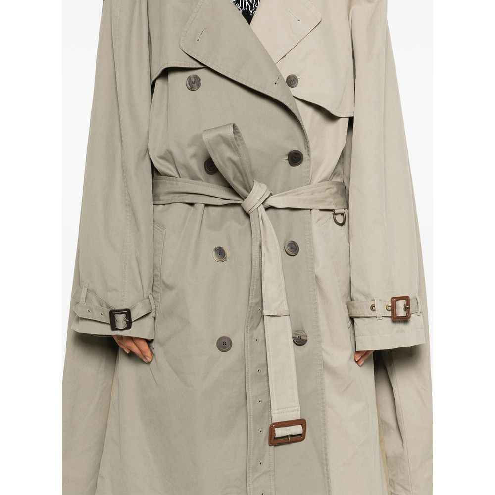Balenciaga Balenciaga NEUTRALS Coats - Trench & Raincoats Size S / US 4 / IT 40 - 2 Thumbnail