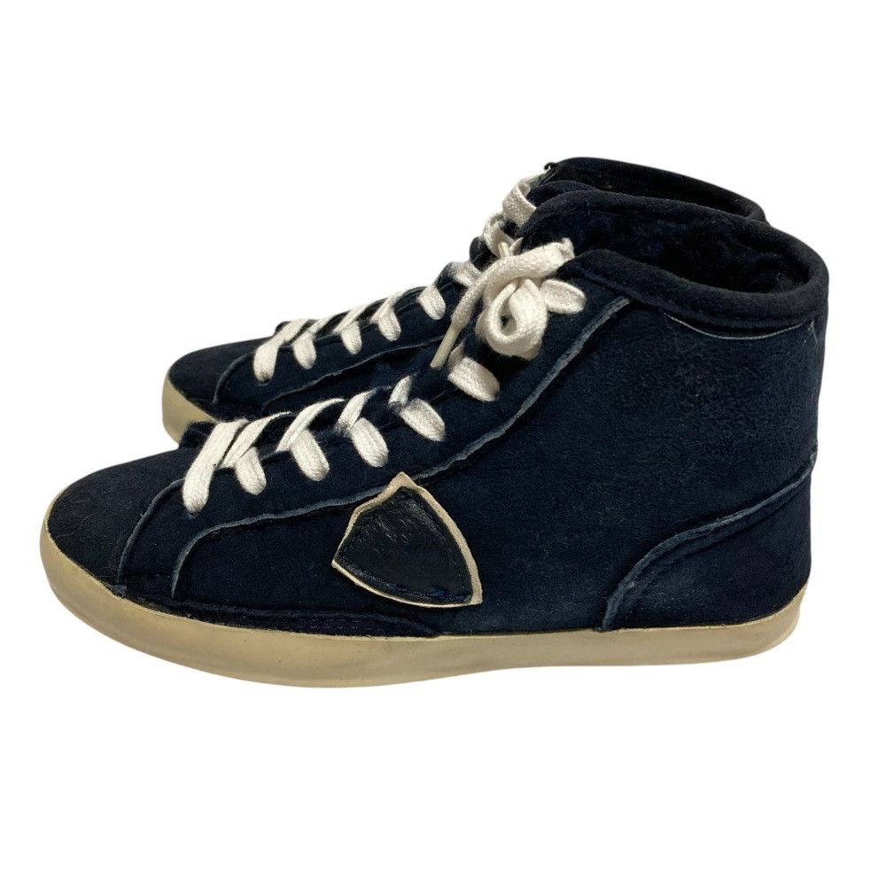 Other Other Philippe Model Shearling High Top Sneakers Leather Shoes DUTY FREE for USA Size ONE SIZE - 3 Thumbnail