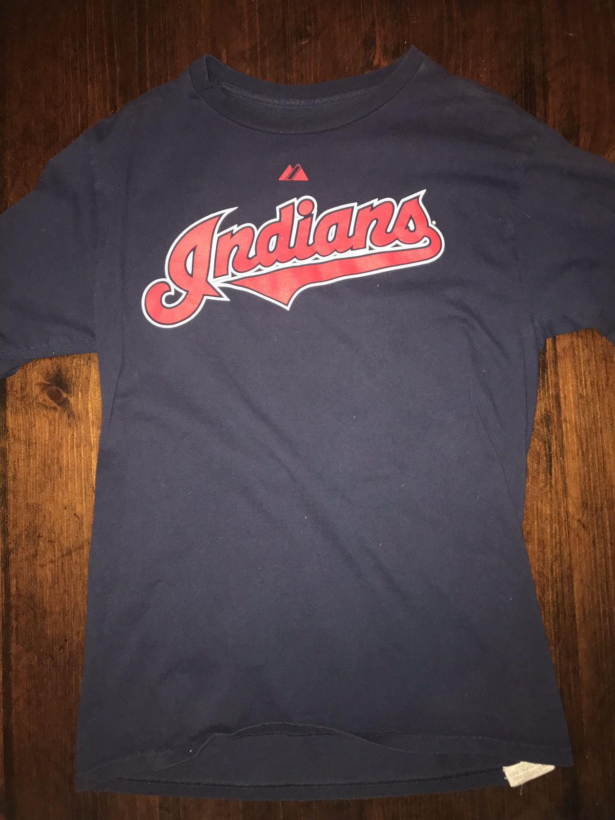 Vintage MLB (Delta) - Cleveland Indians, Grady Sizemore No.24 T-Shirt 2006 Medium