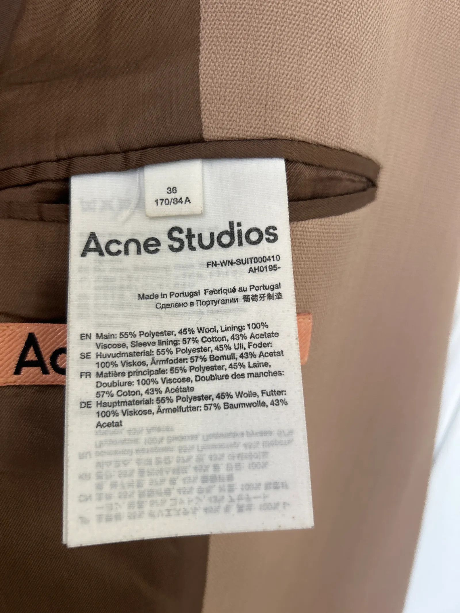 Acne Studios Acne Studios Blazer Size XS / US 0-2 / IT 36-38 - 4 Thumbnail