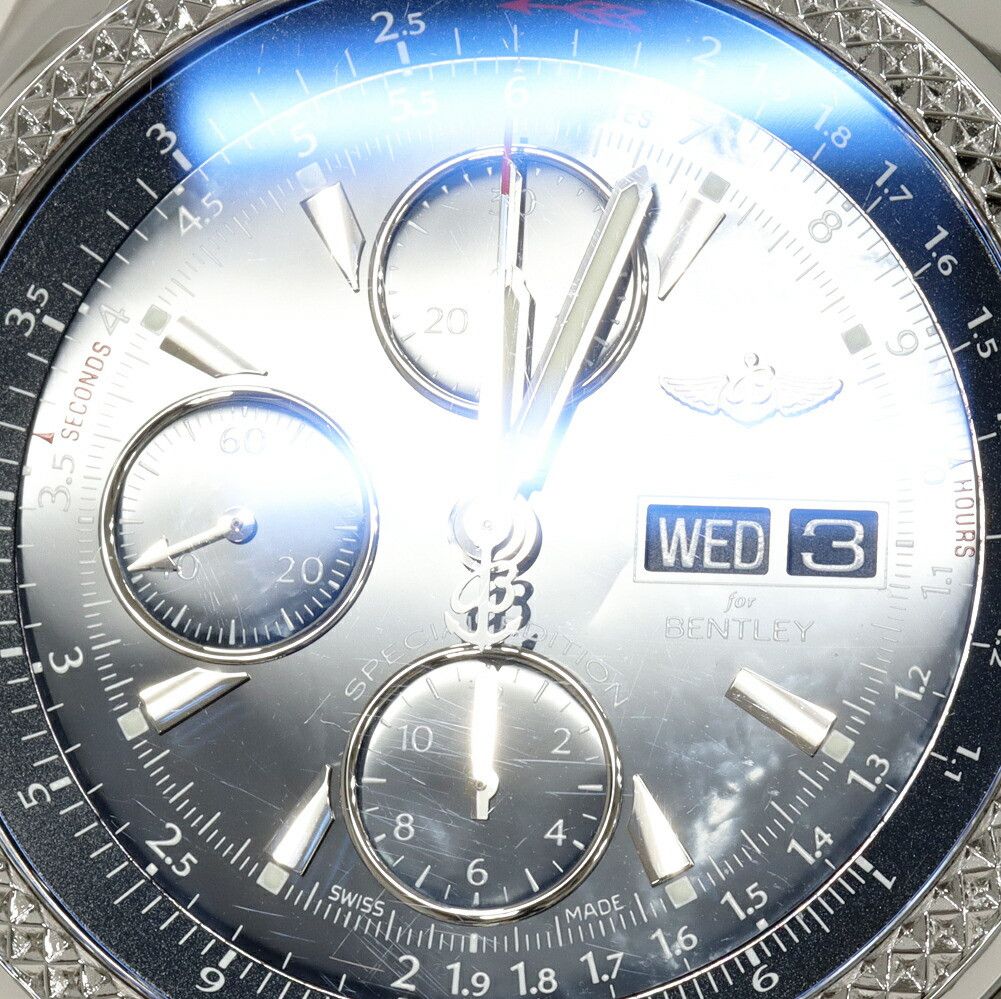 Breitling Breitling Breitling Bentley GT Stainless Steel Metal Automatic A133627X/BE63 A13362 DUTY FREE for USA Size ONE SIZE - 6 Thumbnail