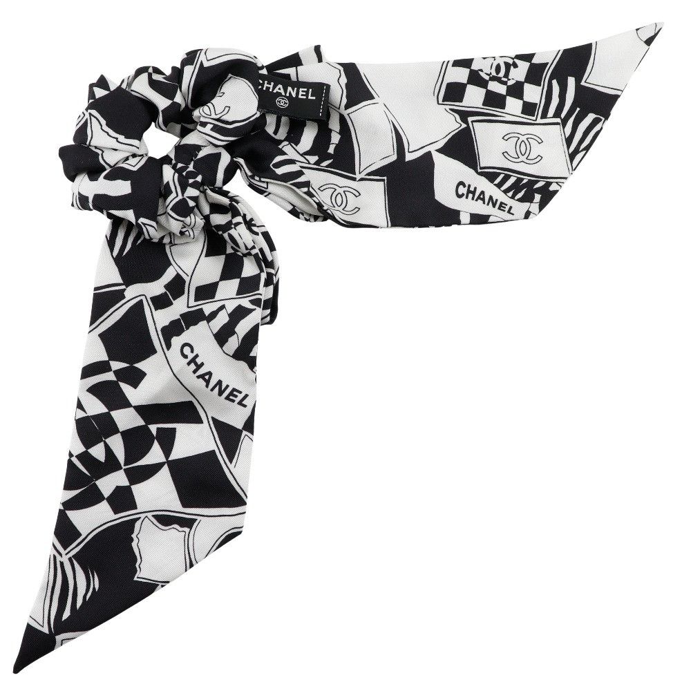 Chanel Chanel Chanel Coco Mark Silk Scrunchie Others Other DUTY FREE for USA Size ONE SIZE - 2 Thumbnail