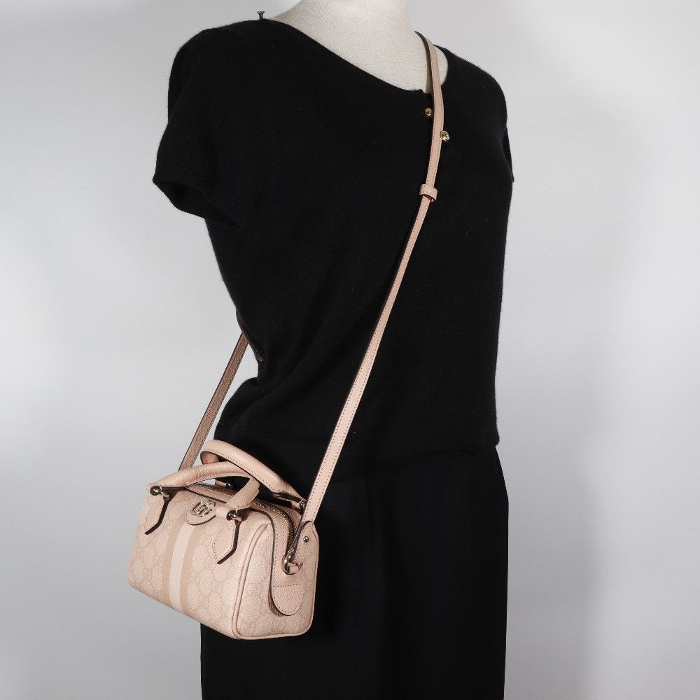 Gucci Gucci Gucci Ophidia GG Supreme 2way Bag Canvas Handbag 781490 FAD03 6241 DUTY FREE for USA Size ONE SIZE - 9 Thumbnail