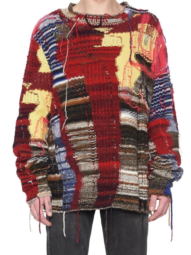 Off-White Business Casual Patchwork Sweater | Grailed Off-White Business Casual Patchwork Sweater | Grailed