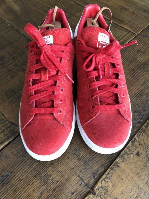 Stan smith clearance red suede