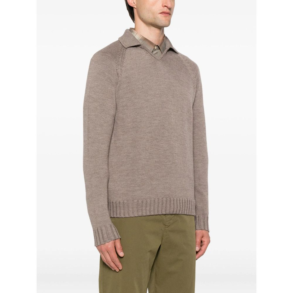 Zanone Zanone BROWN Sweaters & Knitwear - Jumpers Size US XXL / EU 58 / 5 - 3 Thumbnail