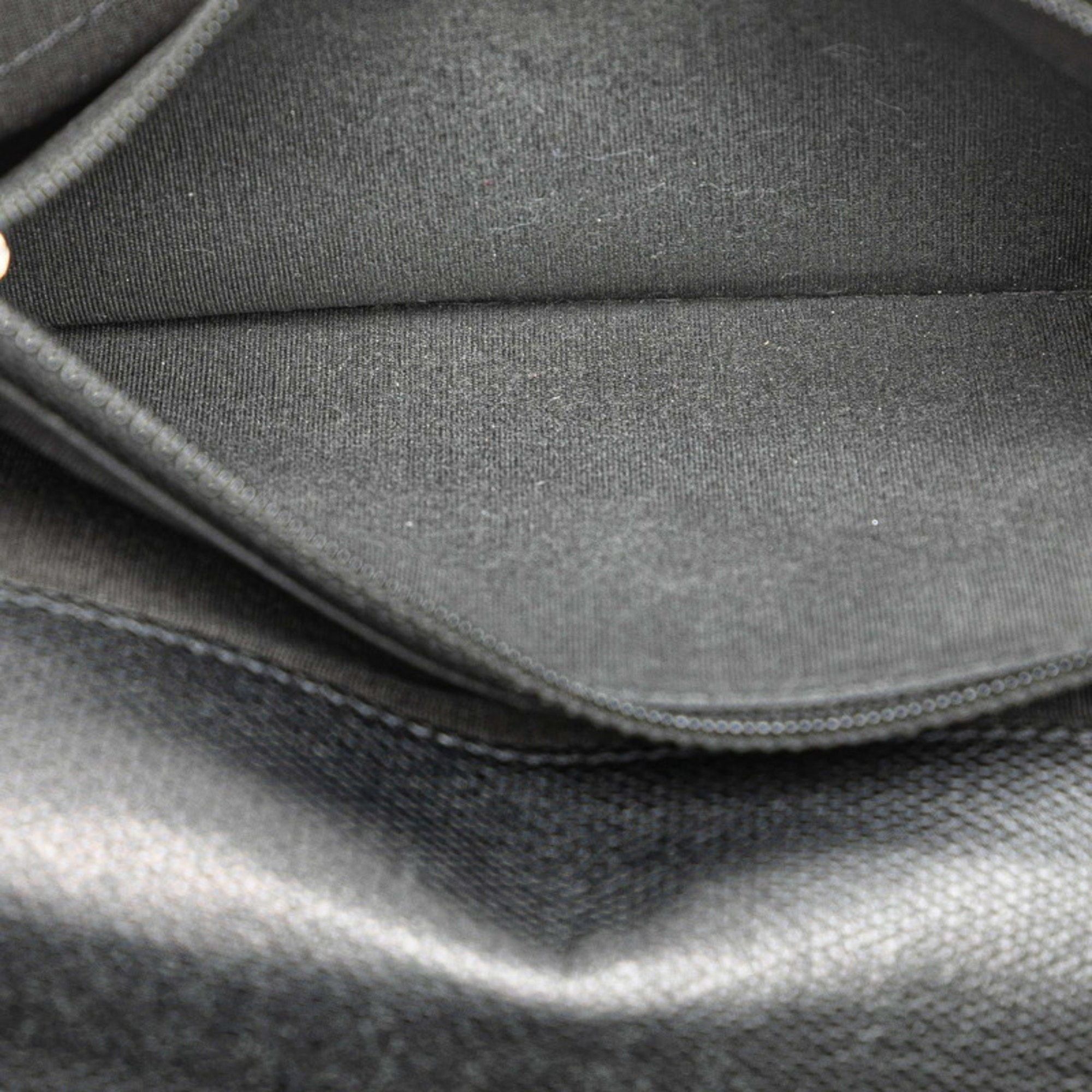 Chanel Chanel Coco Button Long Wallet Black Leather Women's CHANEL Size ONE SIZE - 7 Thumbnail