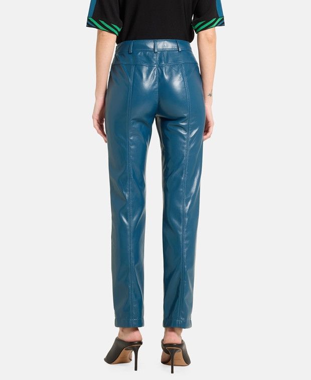 Diane von Furstenberg Leather-look trousers Size 32" / US 10 / IT 46 - 2 Thumbnail