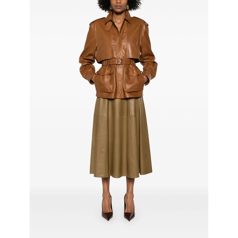 Saint Laurent Paris Saint Laurent GREEN Skirts - A-Line Skirts Size 27" / US 4 / IT 40 - 5 Thumbnail