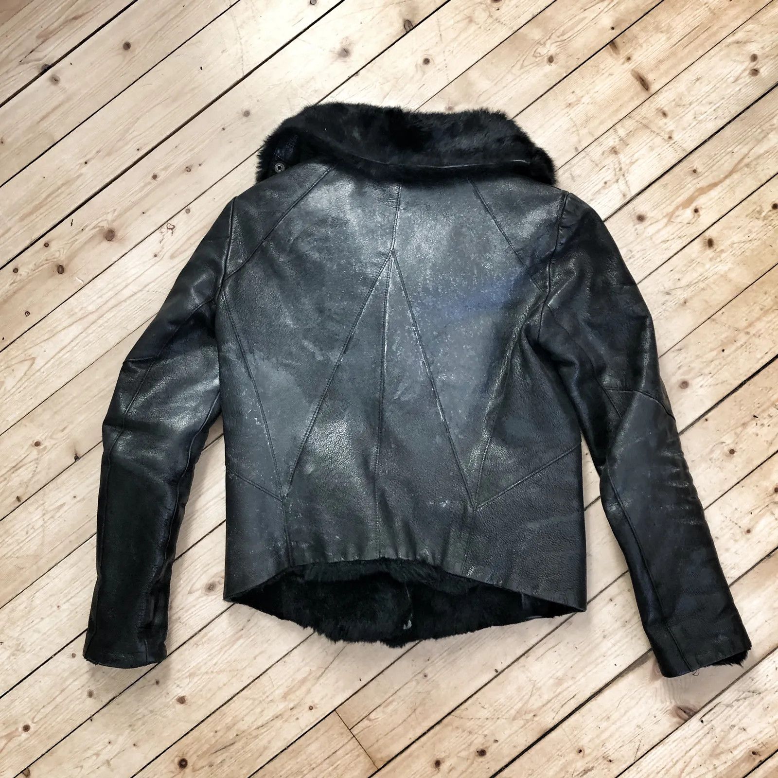 Helmut Lang Helmut Lang Leather Jacket Size S / US 4 / IT 40 - 2 Thumbnail