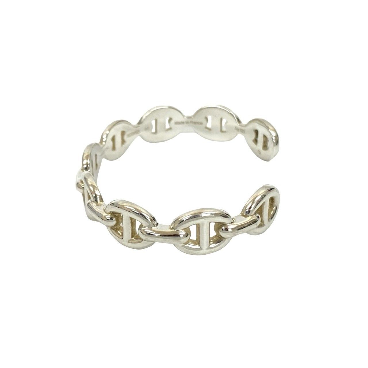 Hermes Hermes Hermes Chaine d'Ancre Enchaînée Silver 925 Bracelet Metal Bangle DUTY FREE for USA Size ONE SIZE - 4 Thumbnail