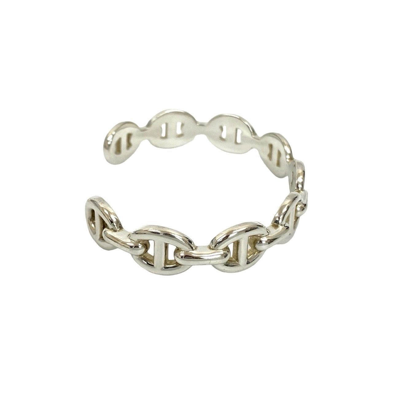 Hermes Hermes Hermes Chaine d'Ancre Enchaînée Silver 925 Bracelet Metal Bangle DUTY FREE for USA Size ONE SIZE - 5 Thumbnail