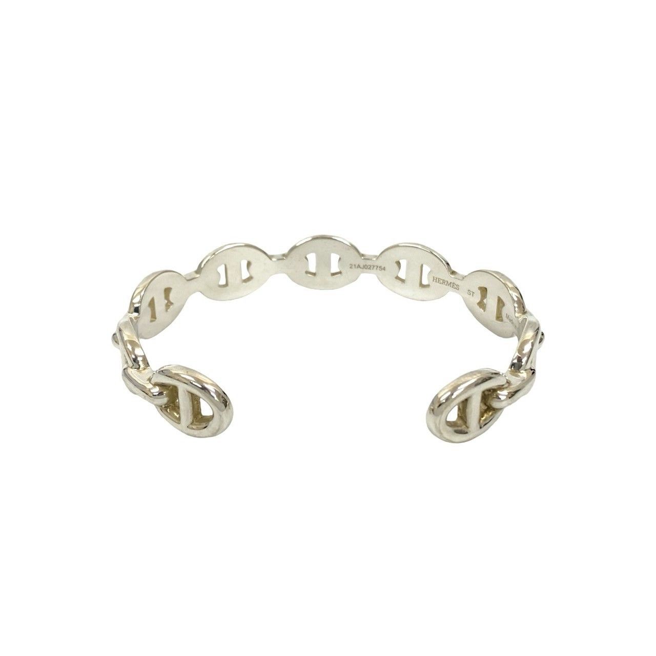 Hermes Hermes Hermes Chaine d'Ancre Enchaînée Silver 925 Bracelet Metal Bangle DUTY FREE for USA Size ONE SIZE - 7 Thumbnail