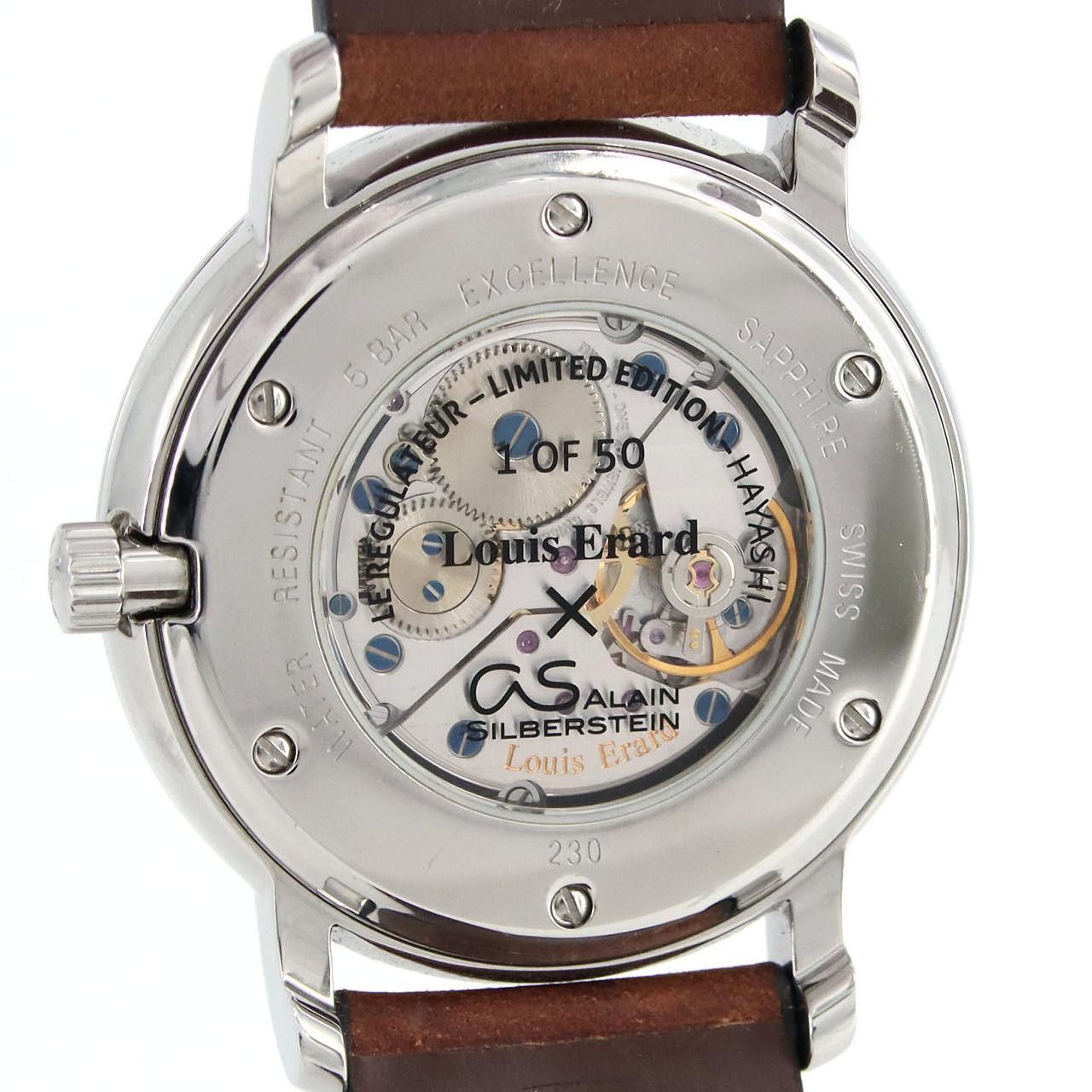 Other Other Louis Erard Excellence Regulator Stainless Steel Manual Limited Metal Other LE54230AJ72BVA08 DUTY FREE for USA Size ONE SIZE - 5 Thumbnail