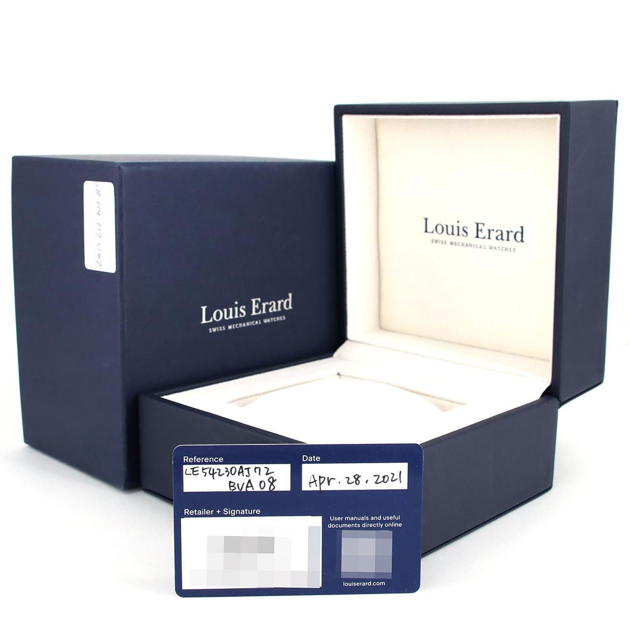 Other Other Louis Erard Excellence Regulator Stainless Steel Manual Limited Metal Other LE54230AJ72BVA08 DUTY FREE for USA Size ONE SIZE - 8 Thumbnail