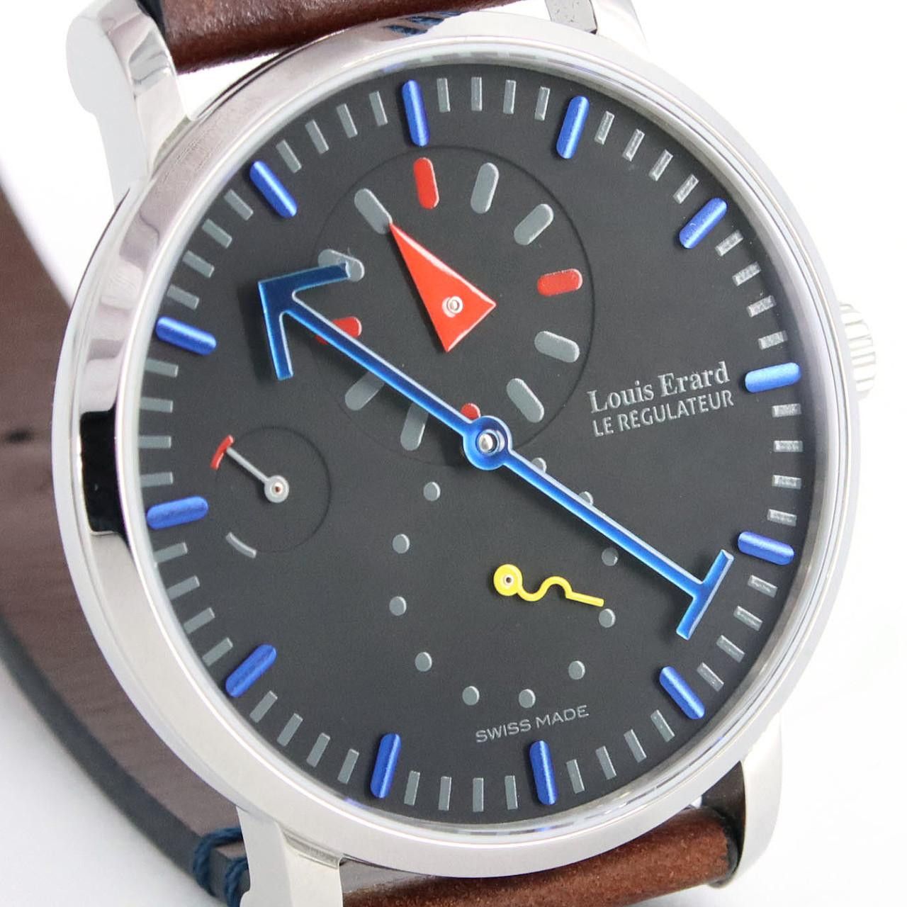 Other Other Louis Erard Excellence Regulator Stainless Steel Manual Limited Metal Other LE54230AJ72BVA08 DUTY FREE for USA Size ONE SIZE - 6 Thumbnail