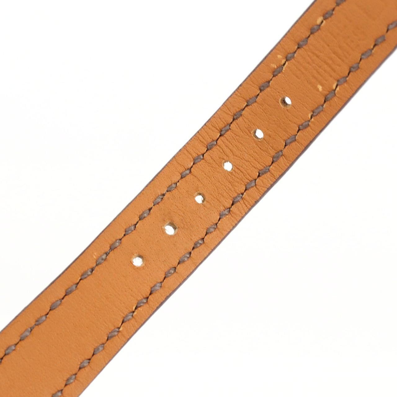 Hermes Hermes Hermes H Watch Pink Gold Crocodile skin Quartz HH1.174 DUTY FREE for USA Size ONE SIZE - 4 Thumbnail