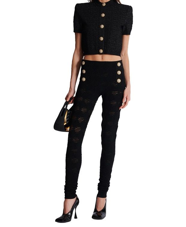 Balmain Leggings Size 36" / US 14 / IT 50 - 7 Thumbnail