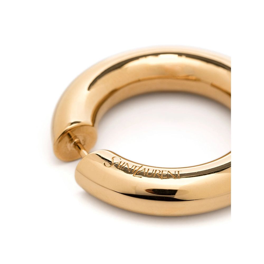 Saint Laurent Paris Saint Laurent GOLD Earrings Size ONE SIZE - 2 Thumbnail