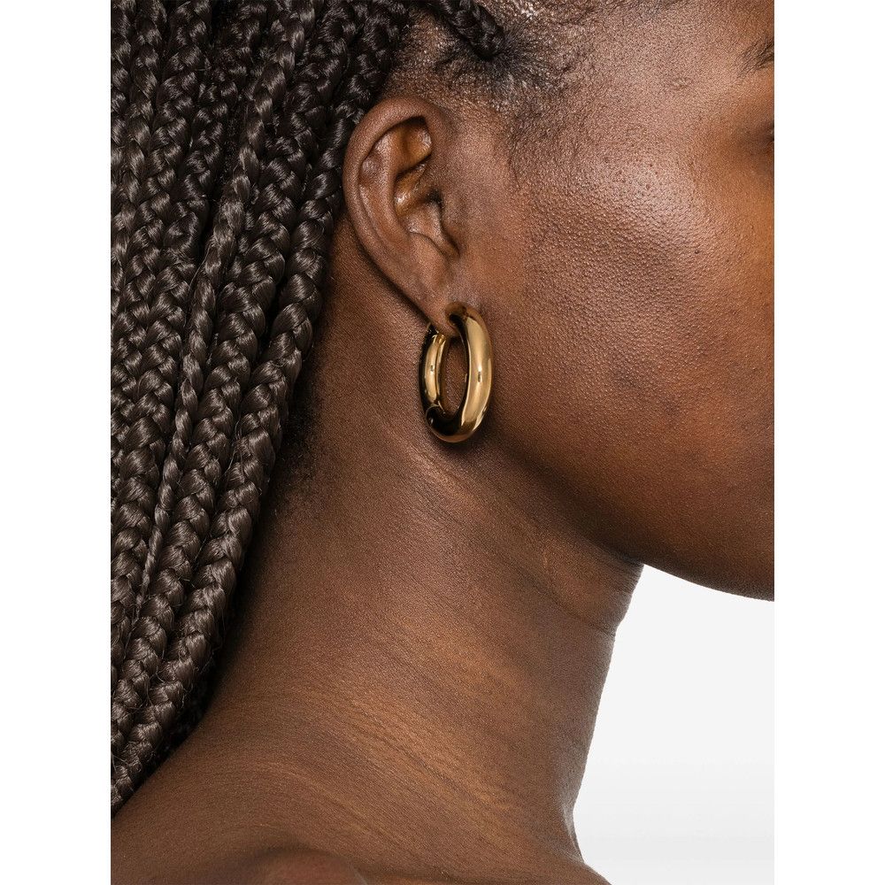 Saint Laurent Paris Saint Laurent GOLD Earrings Size ONE SIZE - 3 Thumbnail