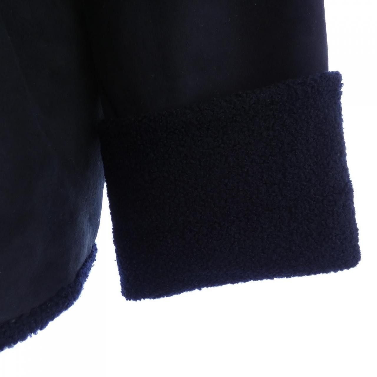 Hermes Hermes Hermes Shearling Top Leather Tops DUTY FREE for USA Size ONE SIZE - 6 Thumbnail