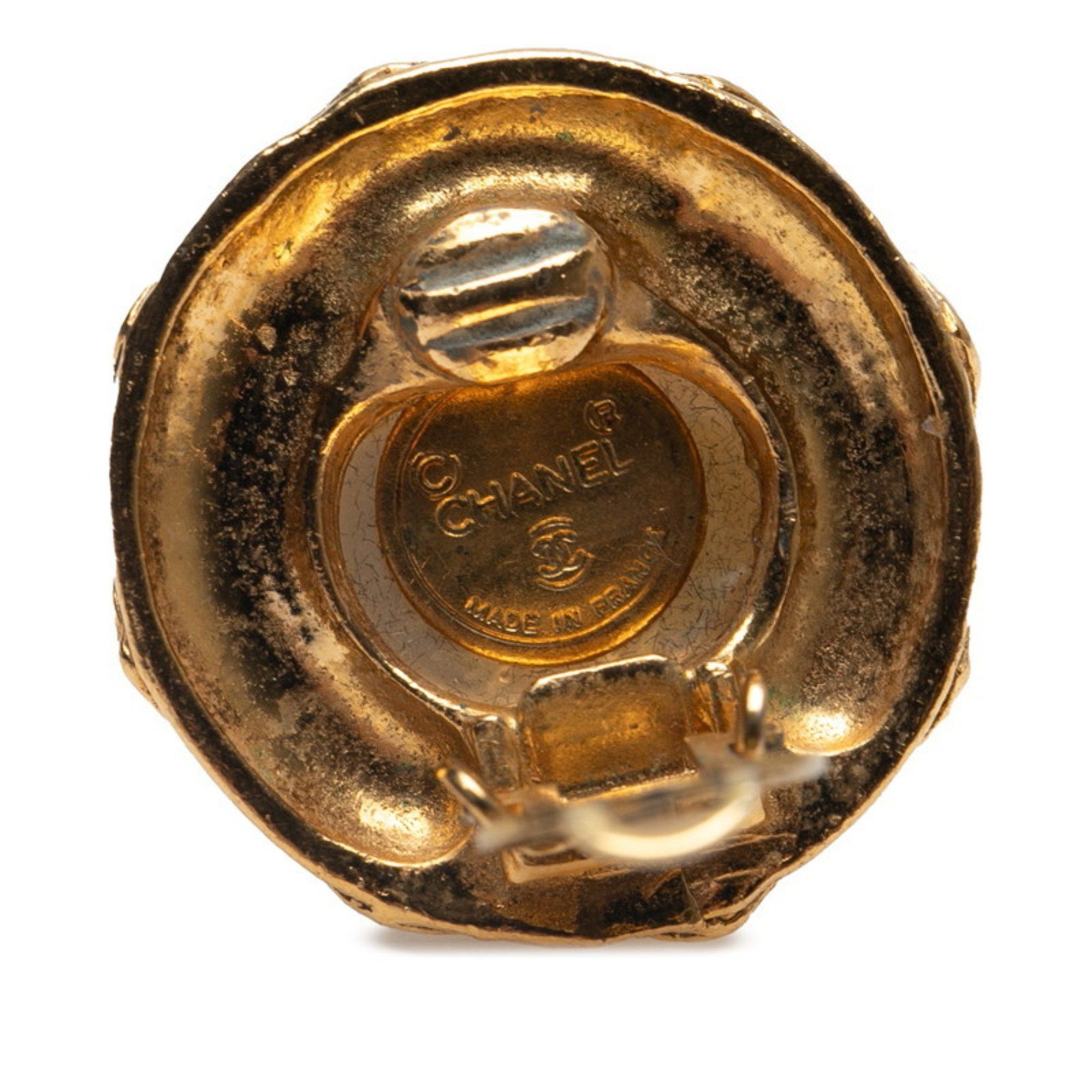 Chanel Chanel Earrings, Gold Plated, Faux Pearl, Women's, CHANEL Size ONE SIZE - 3 Thumbnail