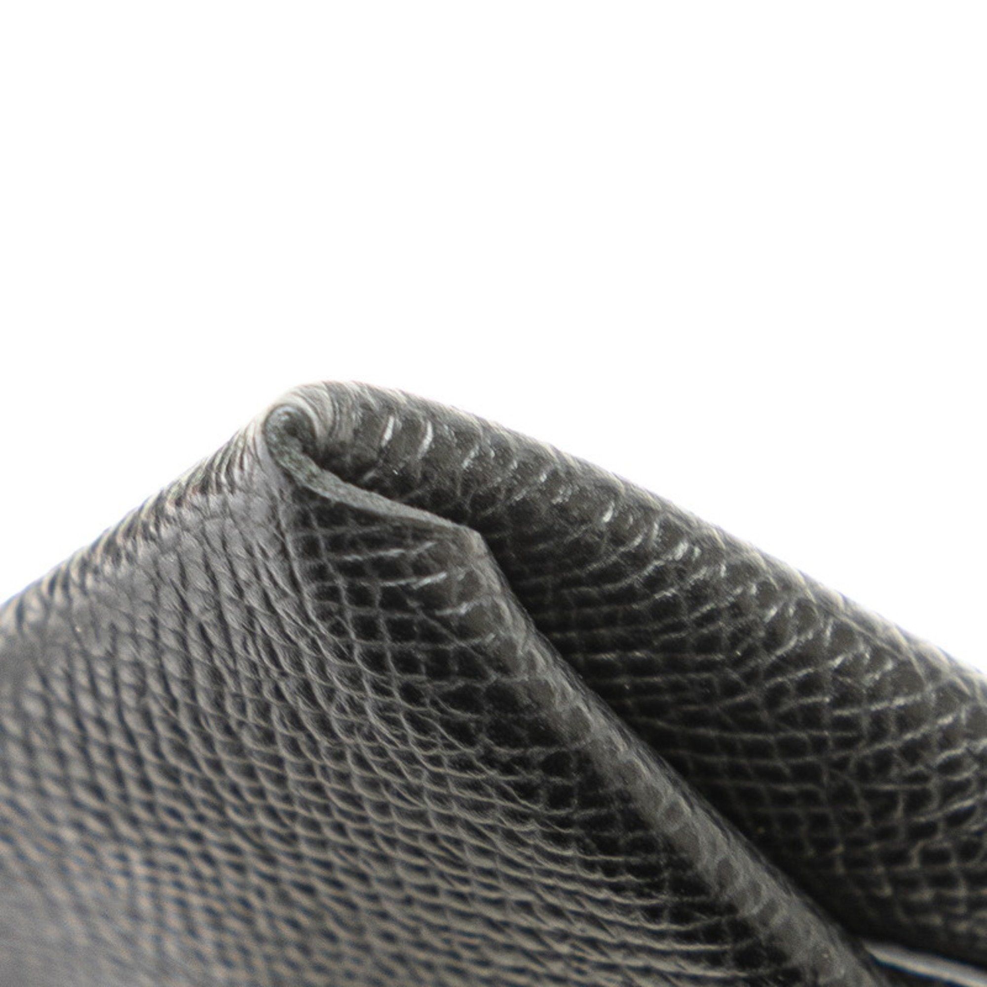 Hermes Hermès Bastia Wallet/Coin Case Black Epsom Leather Women's HERMES Size ONE SIZE - 6 Thumbnail