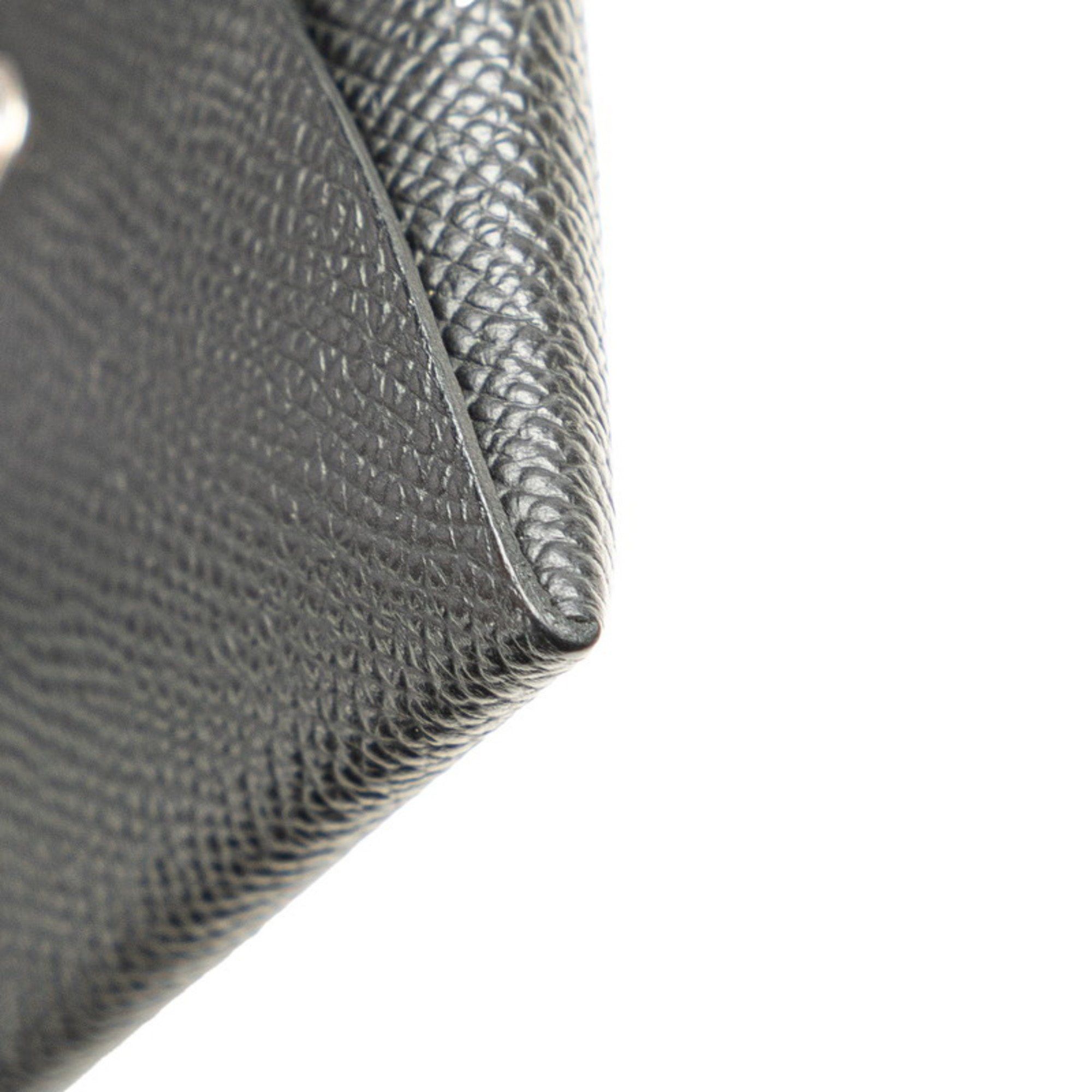 Hermes Hermès Bastia Wallet/Coin Case Black Epsom Leather Women's HERMES Size ONE SIZE - 5 Thumbnail