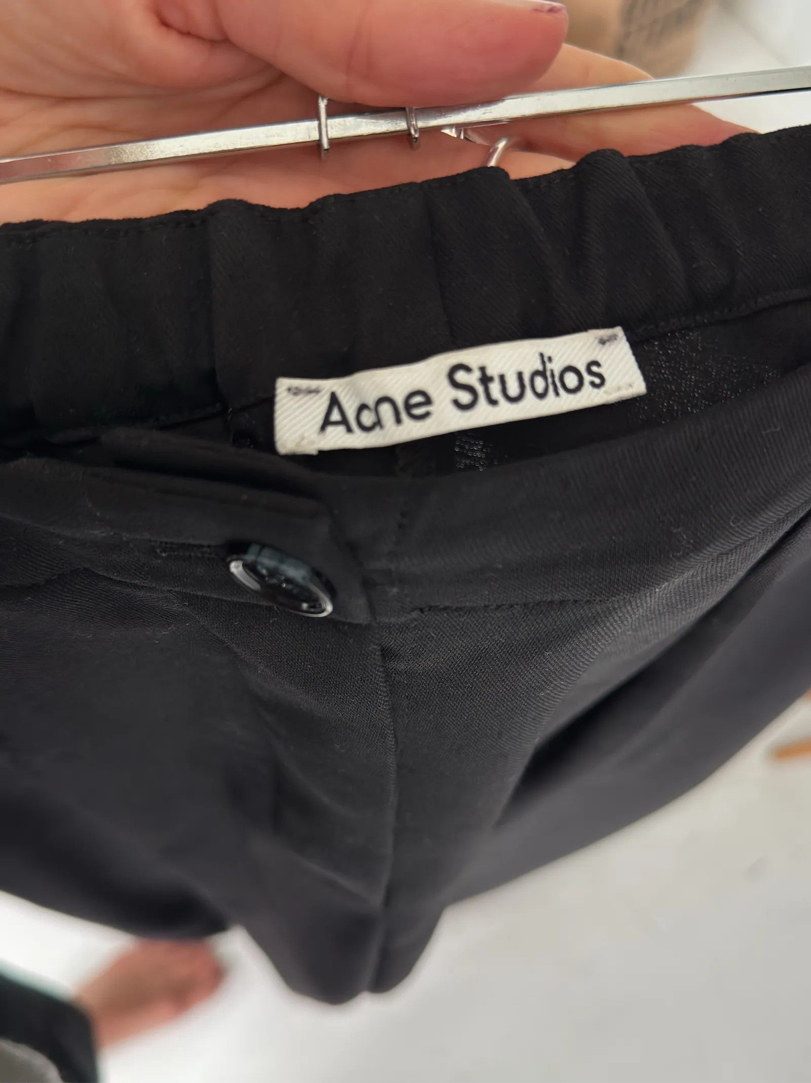 Acne Studios Acne Studios Herringbone suit black Pants Size 26" / US 2 / IT 38 - 2 Thumbnail
