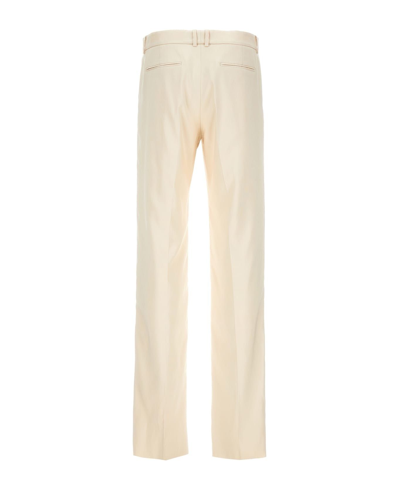 Saint Laurent Paris straight tuxedo pants in silk Size US 28 / EU 44 - 3 Thumbnail