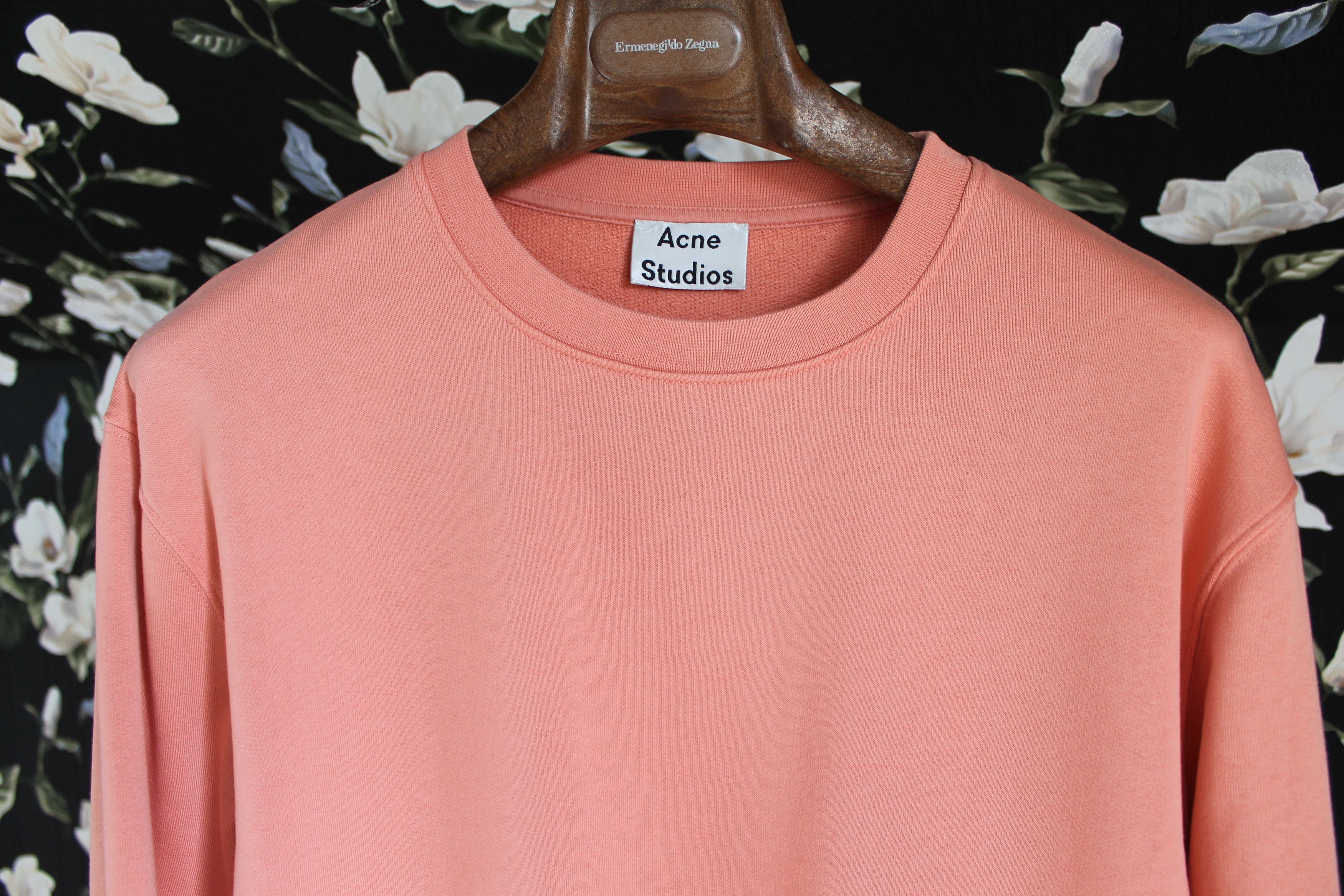 Acne Studios Casey Burnt Coral Cotton Sweatshirts Size US L / EU 52-54 / 3 - 2 Thumbnail