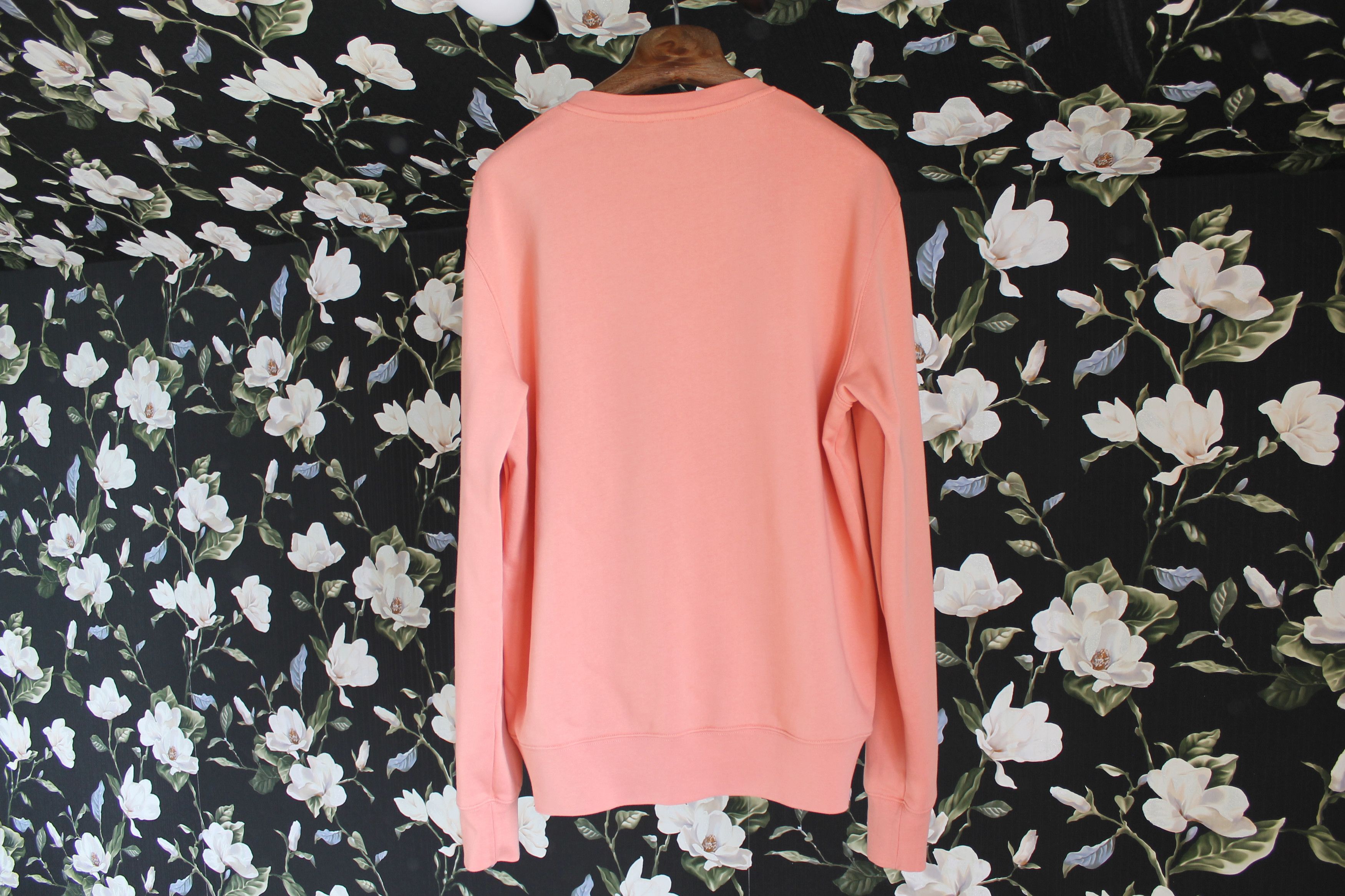 Acne Studios Casey Burnt Coral Cotton Sweatshirts Size US L / EU 52-54 / 3 - 4 Thumbnail