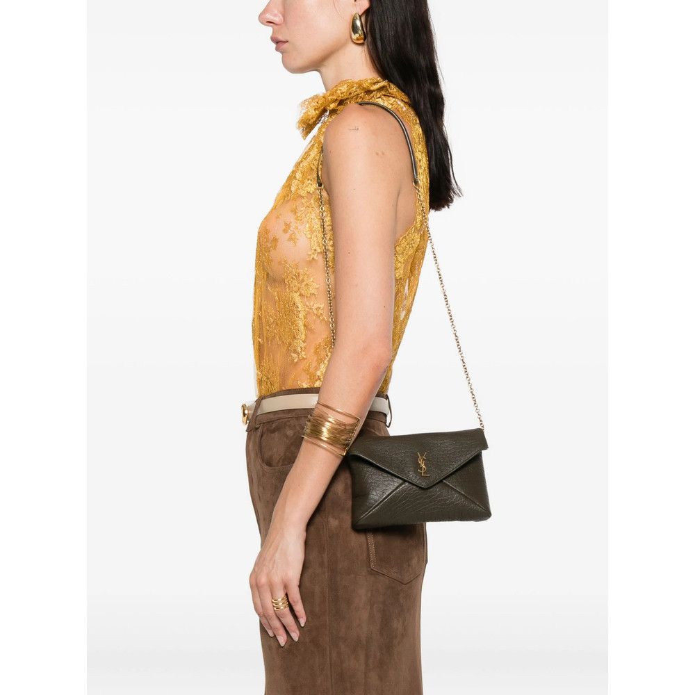 Saint Laurent Paris Saint Laurent GREEN Satchels & Cross Body Bags Size ONE SIZE - 2 Thumbnail