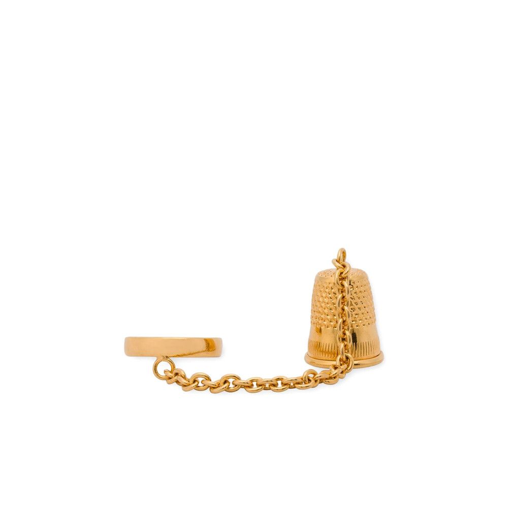 Moschino Moschino GOLD Rings Size ONE SIZE - 3 Thumbnail