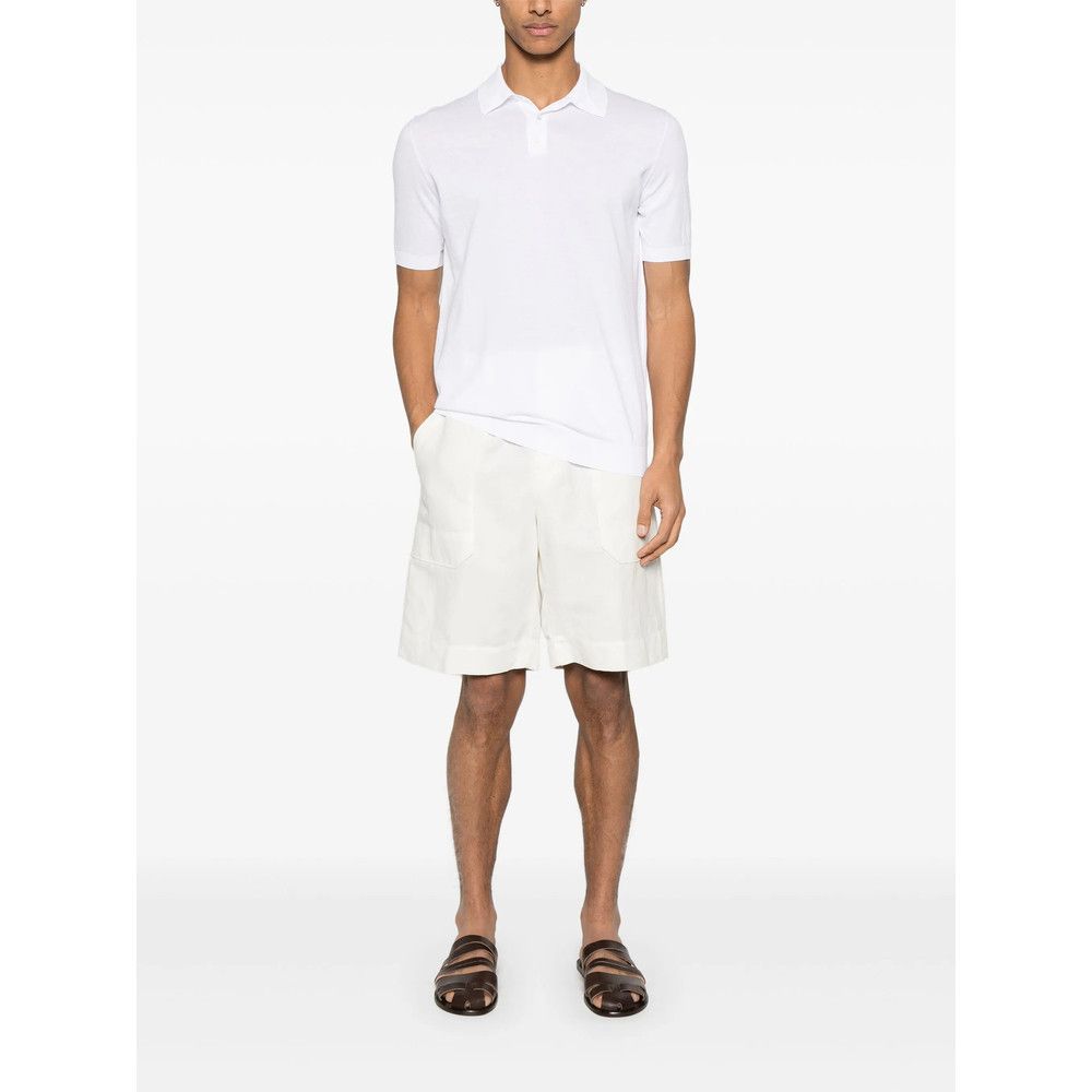Fedeli Fedeli WHITE Polo Shirts Size US XXL / EU 58 / 5 - 2 Thumbnail