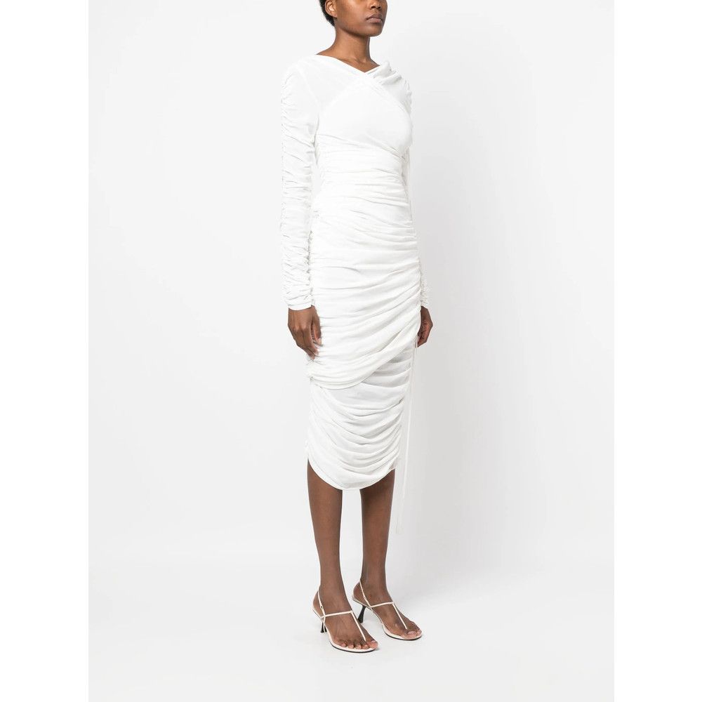 KHAITE Khaite WHITE Dresses - Cocktail & Party Dresses Size S / US 4 / IT 40 - 4 Thumbnail