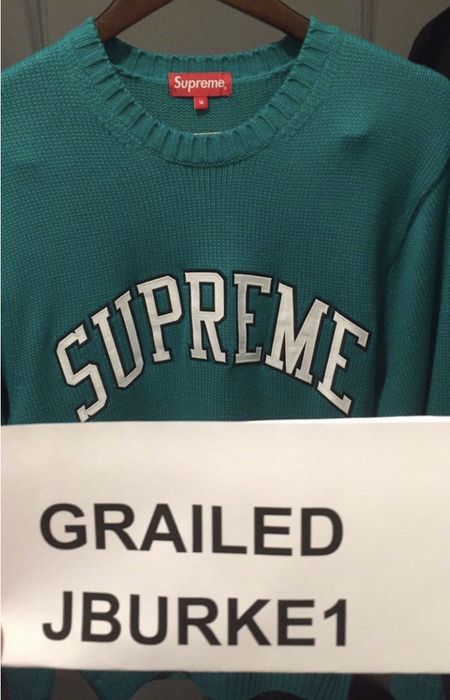 Supreme Tackle Twill Sweater | Grailed