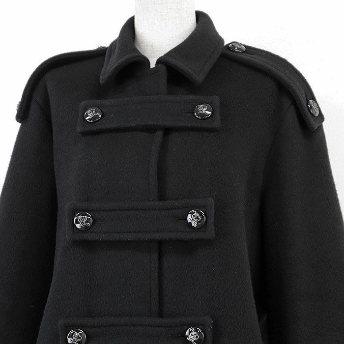 Armani Armani Emporio Armani Virgin Wool Short Coat Others Outerwear DUTY FREE for USA Size ONE SIZE - 2 Thumbnail
