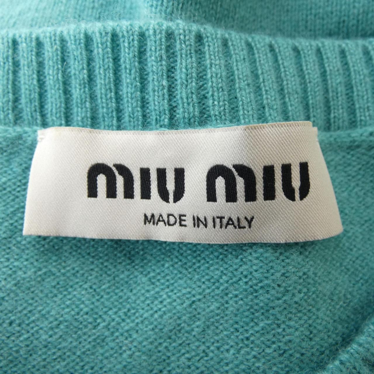 Miu Miu Miu Miu Miu Miu 100% Cashmere Knit Others Tops MML842 S232 13S1 DUTY FREE for USA Size ONE SIZE - 4 Thumbnail