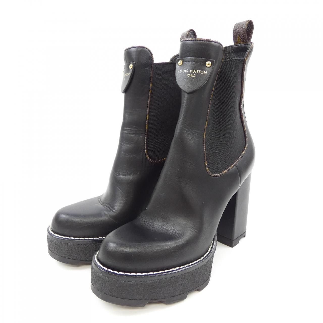 Louis Vuitton Louis Vuitton Louis Vuitton LV Bobourg Line Boots Leather Shoes DUTY FREE for USA Size ONE SIZE - 3 Thumbnail