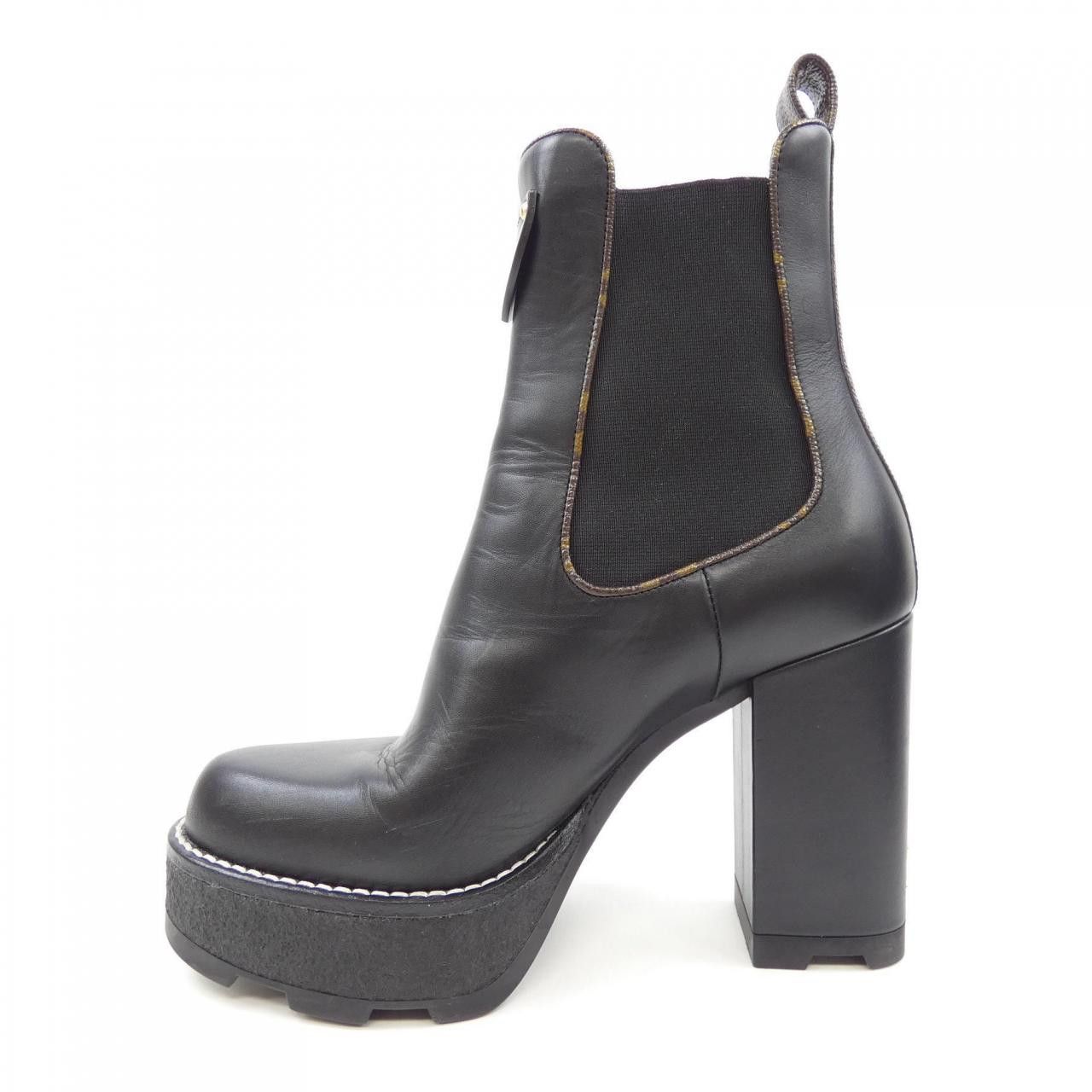 Louis Vuitton Louis Vuitton Louis Vuitton LV Bobourg Line Boots Leather Shoes DUTY FREE for USA Size ONE SIZE - 2 Thumbnail