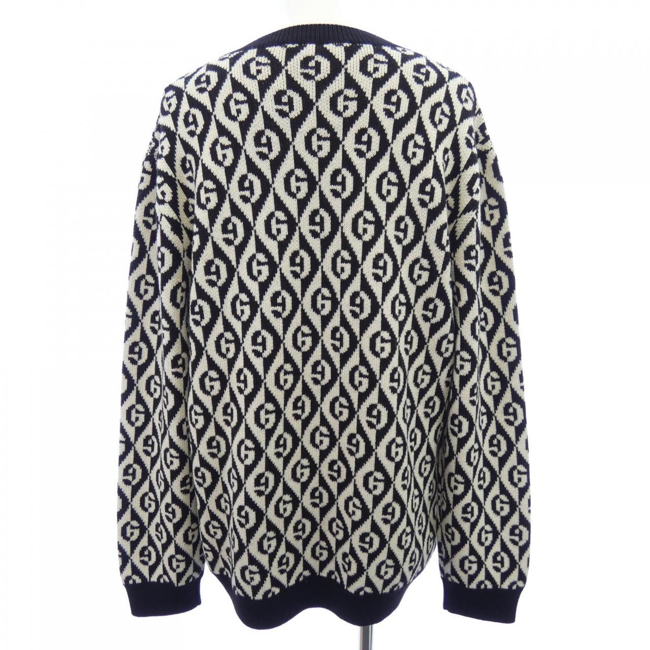 Gucci Gucci Gucci Knit Sweater Cotton Tops 595512-XKA0Y DUTY FREE for USA Size ONE SIZE - 2 Thumbnail