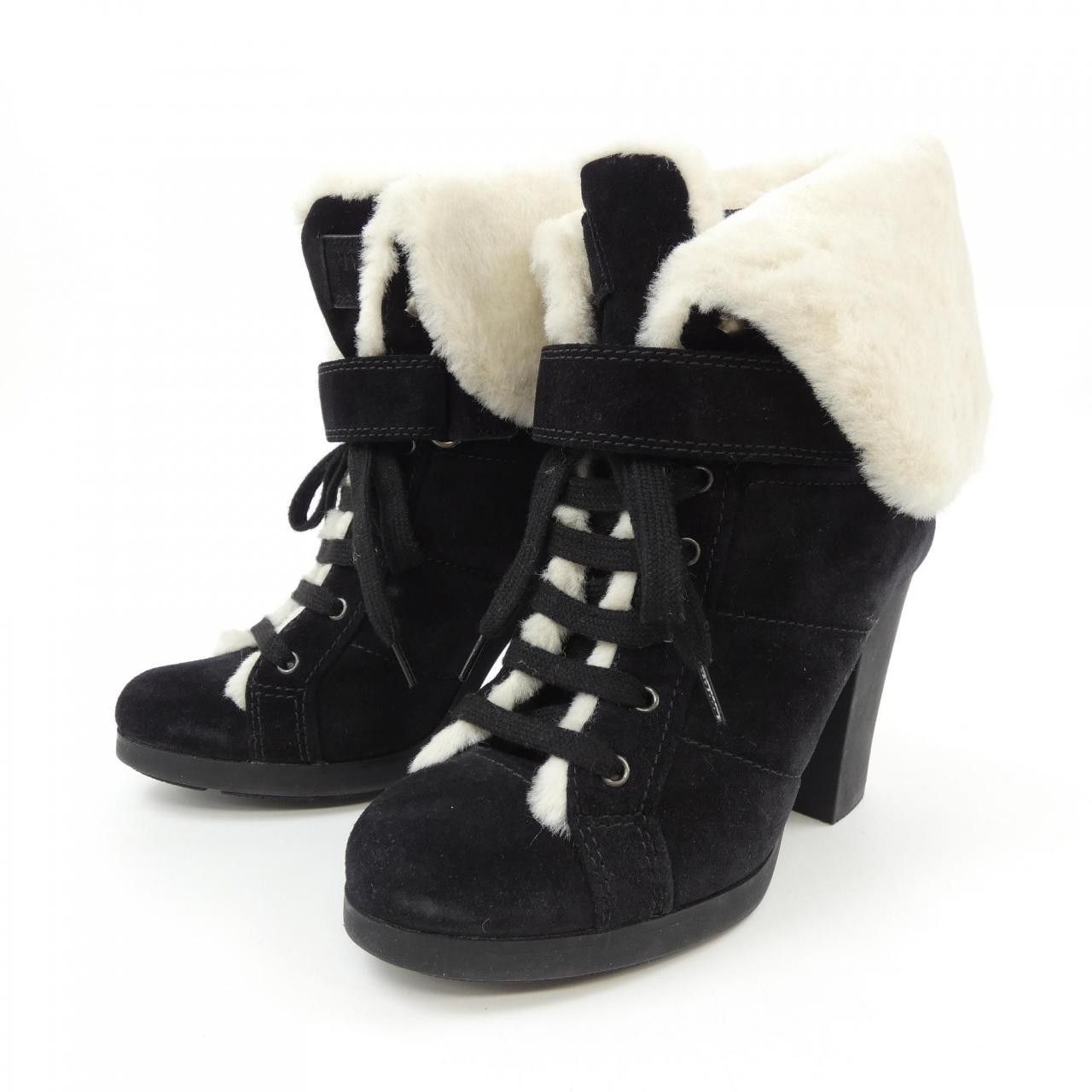 Prada Prada Prada Shearling Boots Natural Material Shoes DUTY FREE for USA Size ONE SIZE - 3 Thumbnail